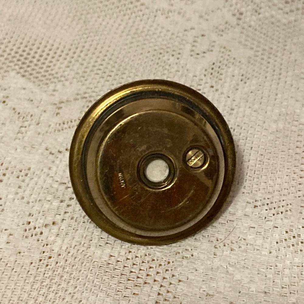 Vintage Ceramic Table Lighter with Gold Accents - Picture 7 of 8